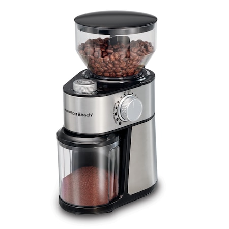 Hamilton Beach Hamilton Beach Black/Silver Stainless Steel 14 cups Coffee Grinder 80385